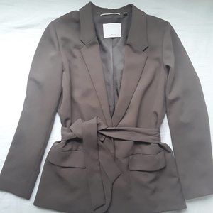 Aritzia Wilfred Dark Brown Blazer